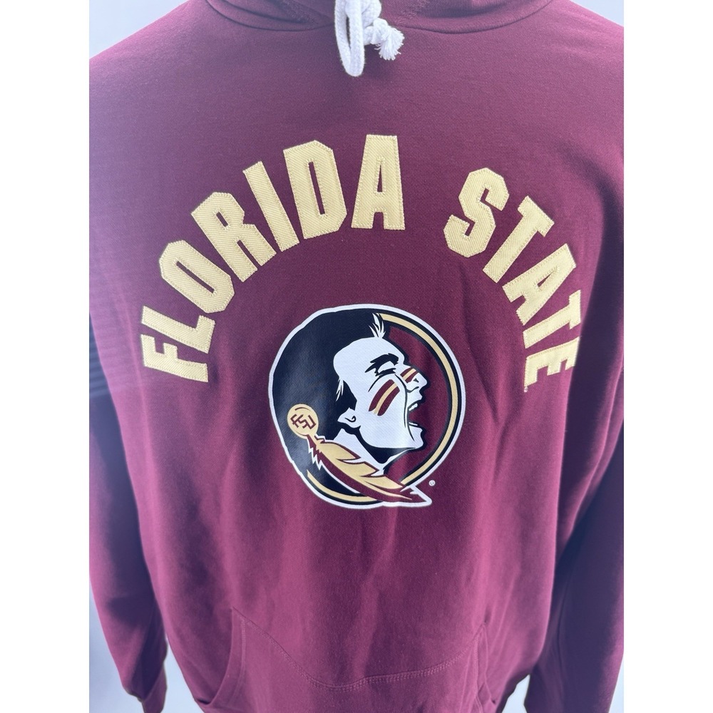 Champion FSU Florida State Seminoles Embroidered Mens Hoodie Sweatshirt XL NEW - Picture 4 of 9